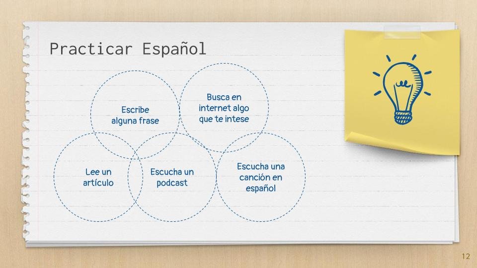 Ideas para practicar español