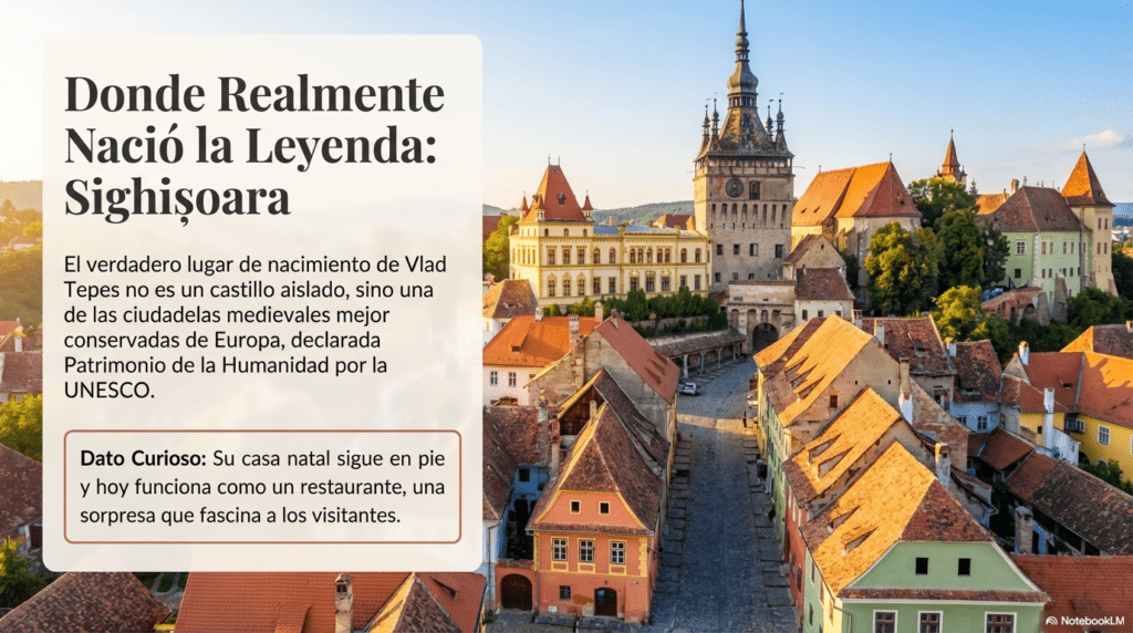 Vlad Tepes, Drácula, nació realmente en Sighisoara